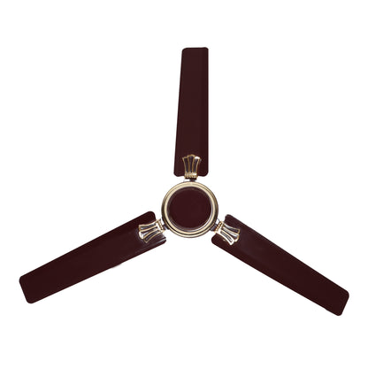 Popular Decorative 1200 mm 3 Blade Ceiling Fan (Brown)