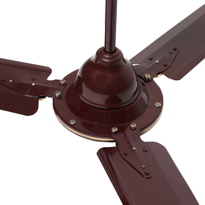 Popular Decorative 1200 mm 3 Blade Ceiling Fan (Brown)