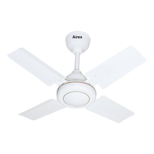 Popular 24 Inch 600 mm 4 Blade Ceiling Fan (White)