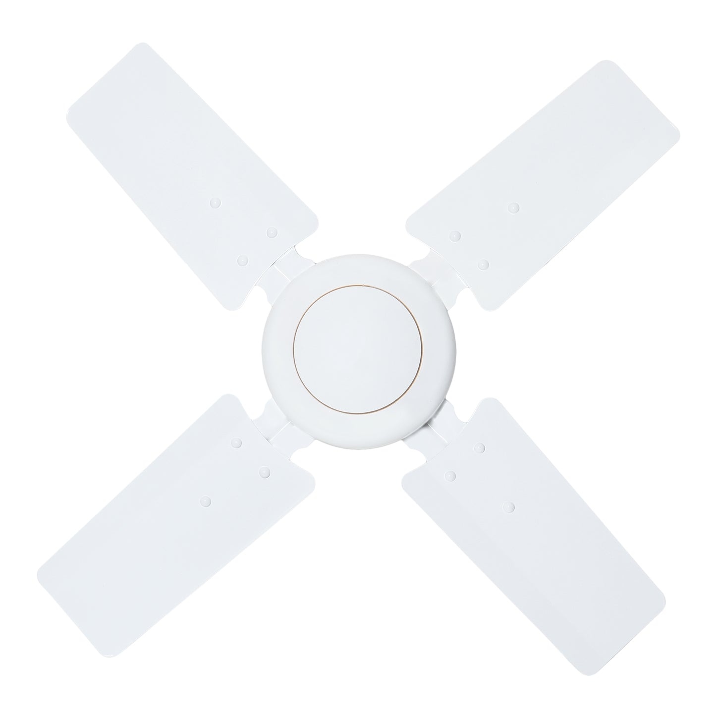 Popular 24 Inch 600 mm 4 Blade Ceiling Fan (White)