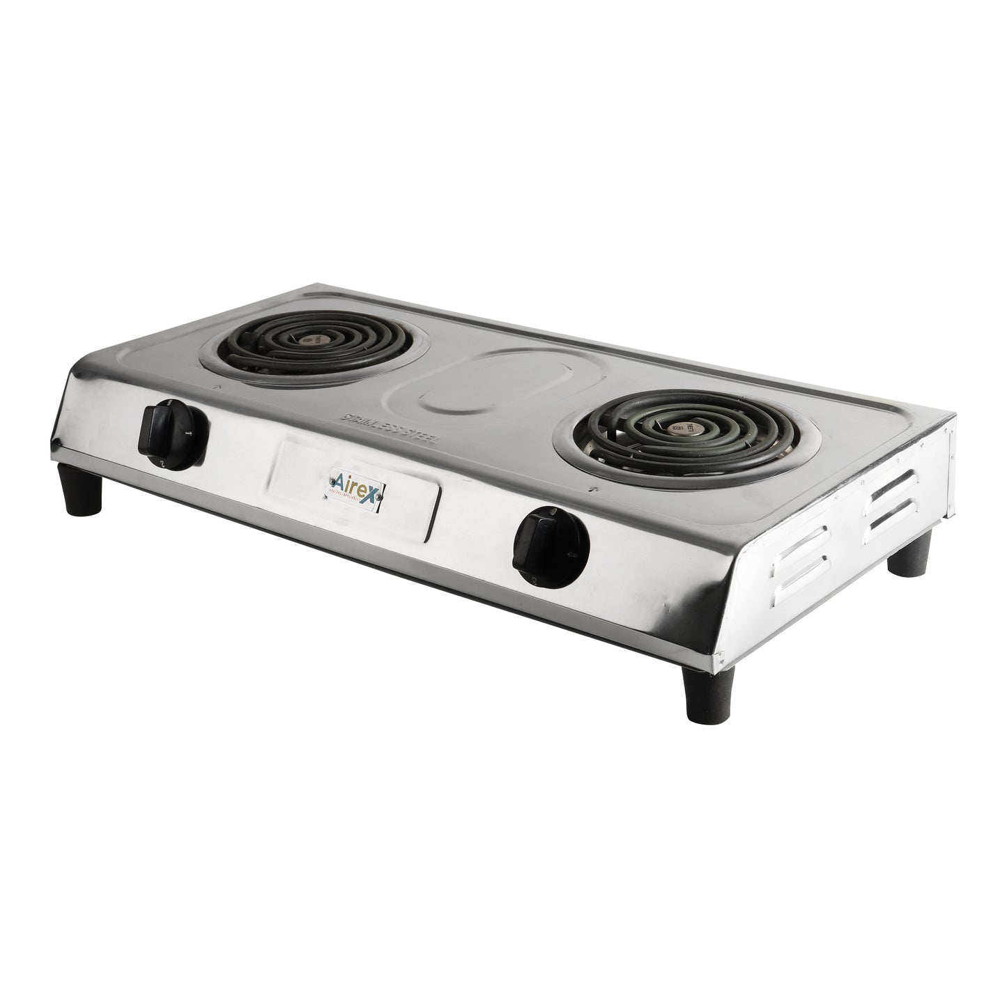 Stainless Steel Electric Double Hot Plate Coil Type (2500 Watt)