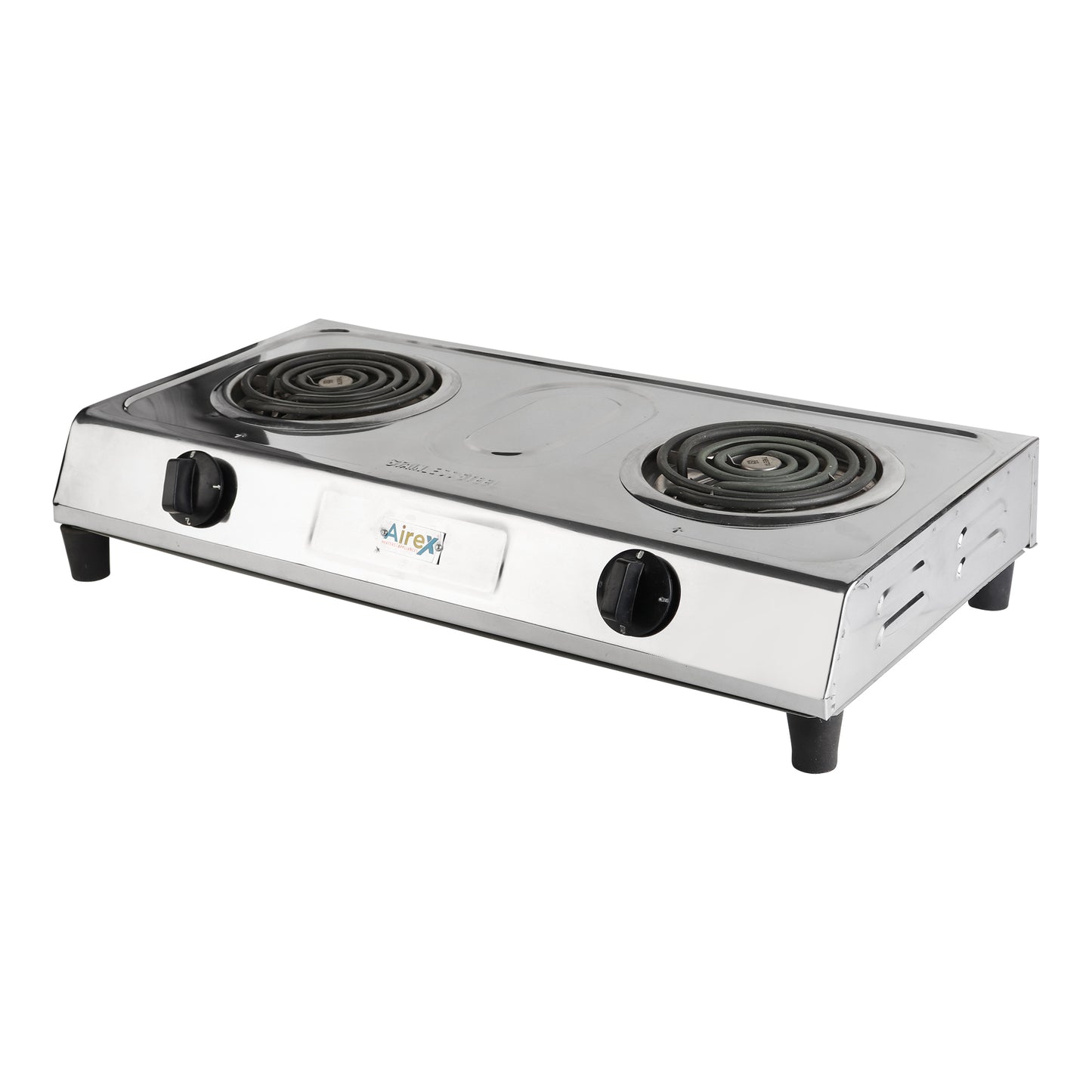 Stainless Steel Electric Double Hot Plate Coil Type (2500 Watt)